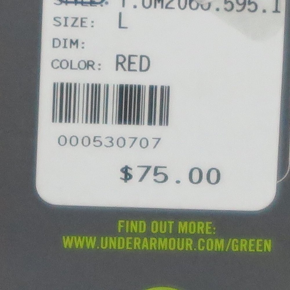 NWT Under Armour Red Golf Championship Heatgear Polo Shirt Size L MSRP $75 - Picture 3 of 8